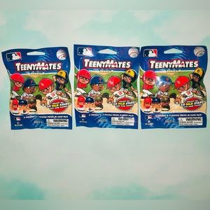 Teenymates 2022 MLB Series 9 Mini Blind Baseball 3 Pack Brand New